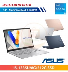 ASUS VivoBook X1404VA 14"(i5-1335U/8G/512G SSD)