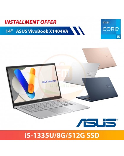 ASUS VivoBook X1404VA 14"(i5-1335U/8G/512G SSD)