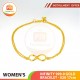 INFINITY 999.9 GOLD BRACELET - 020: 17cm