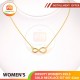 INFINITY WOMEN'S 999.9 GOLD NECKLACE SET 001: 42cm