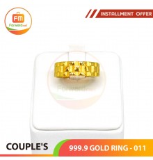 COUPLE'S 999.9 GOLD RING - 011 (Men size)