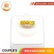 COUPLE'S 999.9 GOLD RING - 010 (Women size)