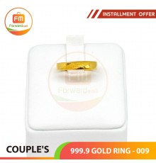 COUPLE'S 999.9 GOLD RING - 009 (Men size)