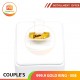 COUPLE'S 999.9 GOLD RING - 008 (Women size)