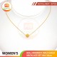 BALL WOMEN'S 999.9 GOLD NECKLACE SET 004: 38cm