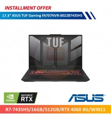 ASUS TUF Gaming FA707NVR-0022B7435HS 17.3" (R7-7435HS/16GB/512GB/RTX 4060 8G/WIN11)