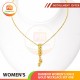 BAMBOO WOMEN'S 999.9 GOLD NECKLACE SET 008: 42cm