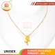 FLOWER 999.9 GOLD PENDANT - 003