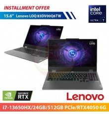 Lenovo LOQ 83DV00Q6TW 15.6"(i7-13650HX/24GB/512GB PCle/RTX4050 6G)