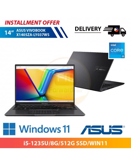 【PHIL】ASUS VIVOBOOK X1405ZA-LY037WS 14" (i5-1235U/8G/512G SSD/WIN11)