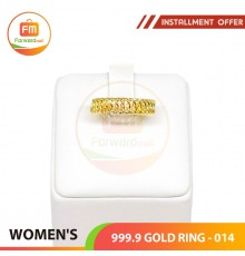 WOMEN'S 999.9 GOLD RING - 014