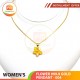 FLOWER 999.9 GOLD PENDANT - 004