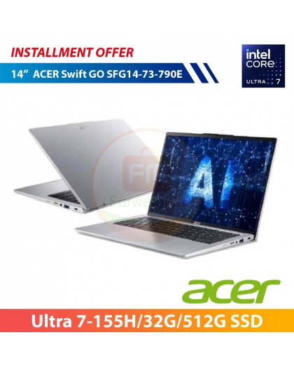 ACER Swift GO SFG14-73-790E 14" (Ultra 7-155H/32G/512G SSD)