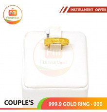 COUPLE'S 999.9 GOLD RING - 020 (Men size)