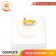 COUPLE'S 999.9 GOLD RING - 019 (Women size)