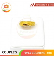 COUPLE'S 999.9 GOLD RING - 018 (Men size)