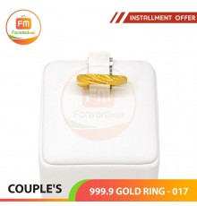 COUPLE'S 999.9 GOLD RING - 017 (Women size)