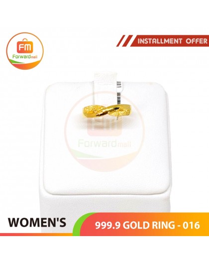 WOMEN'S 999.9 GOLD RING - 016