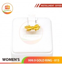 WOMEN'S 999.9 GOLD RING - 015