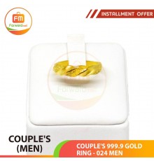 COUPLE'S 999.9 GOLD RING - 024 (Men size)