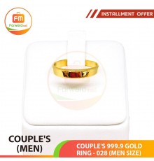 COUPLE'S 999.9 GOLD RING - 028 (Men size)